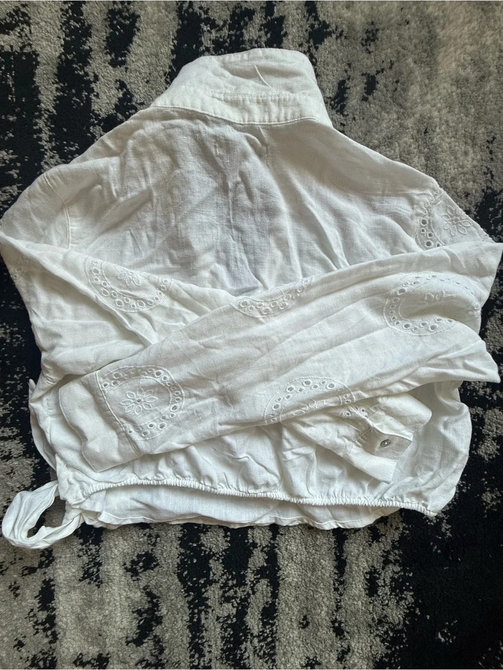 NWOT Rachel Zoe White Linen Blend Shorts Set Size Medium